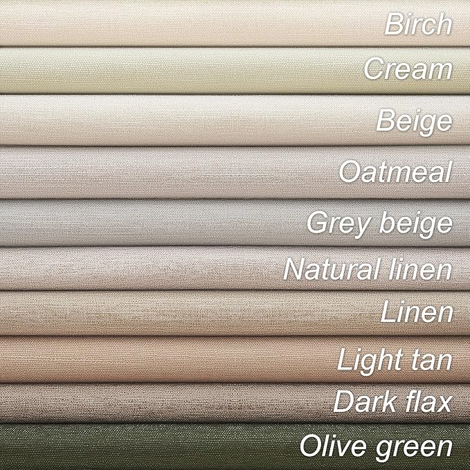 Oatmeal Blackout Curtains for Living Room 100 Inch Long 2 Panels,Linen Textured Room Darkening Drapes for Dining Room Back Tab with Hooks Boho Modern Solid Color Cottage Urban Decor 52x100