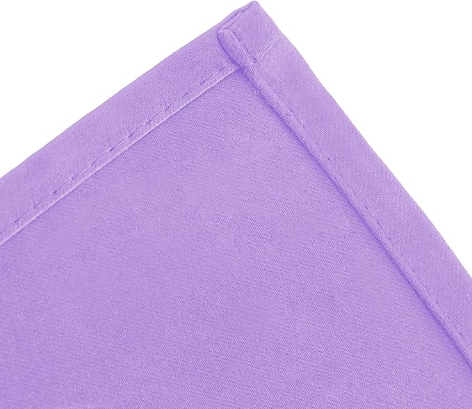 LEMOMO Lilac Blackout Curtains 52 x 84 inch/Lavender Curtains Set of 2 Panels/Thermal Insulated Room Darkening Bedroom Curtains